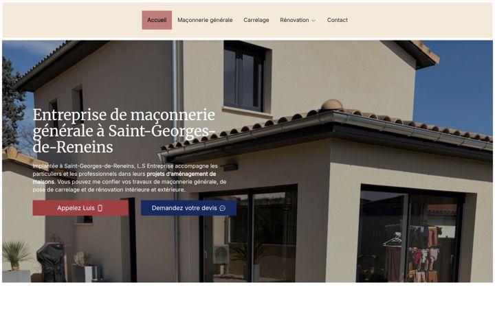 Screenshot of lsentreprise.com