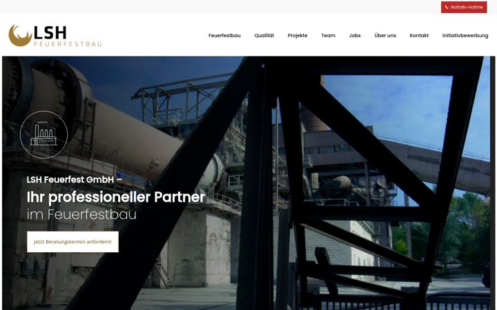 Screenshot of lsh-gmbh.com
