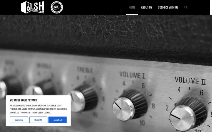 Screenshot of lshrecords.com