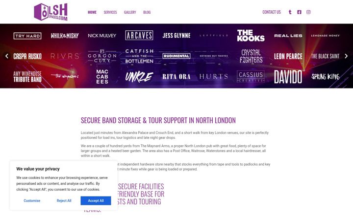 Screenshot of lshspaces.com