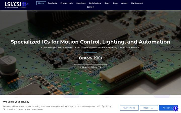 Screenshot of lsicsi.com