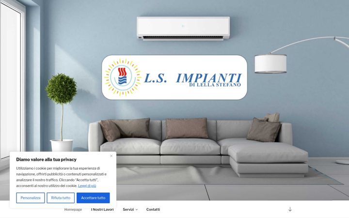 Screenshot of lsimpiantiservice.it