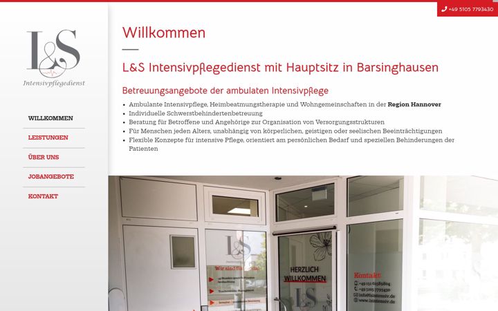 Screenshot of lsintensiv.de