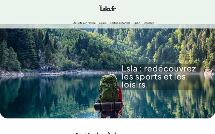 Screenshot of lsla.fr