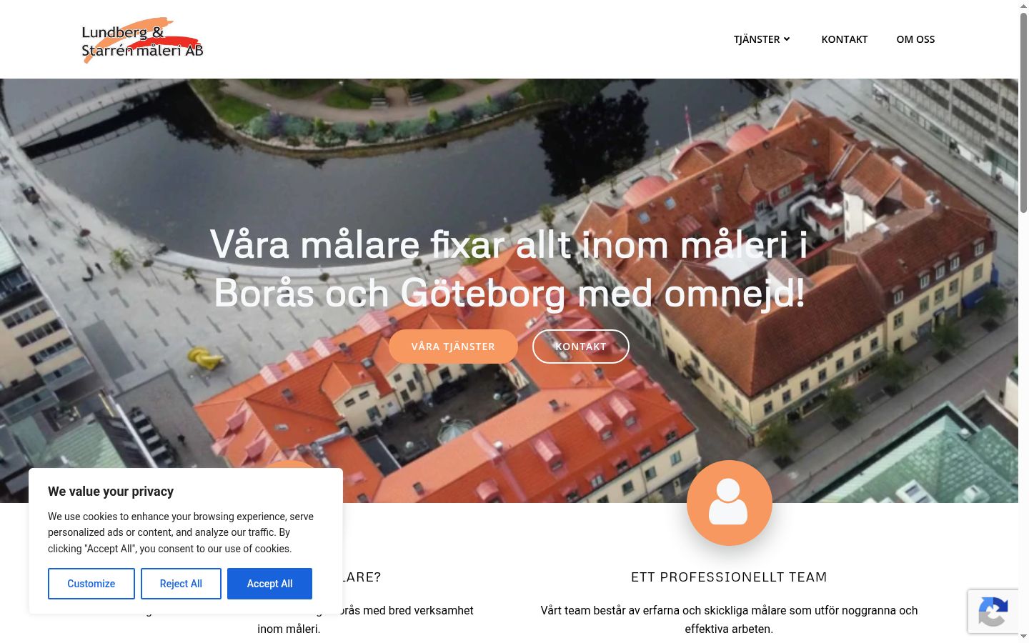 Screenshot tal-banner tal-kunsens muri qabel kwalunkwe interazzjoni