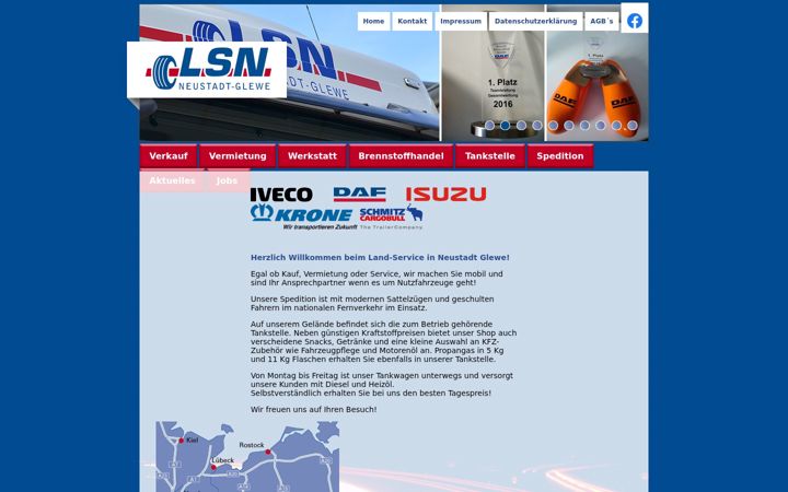 Screenshot of lsn-gmbh.de