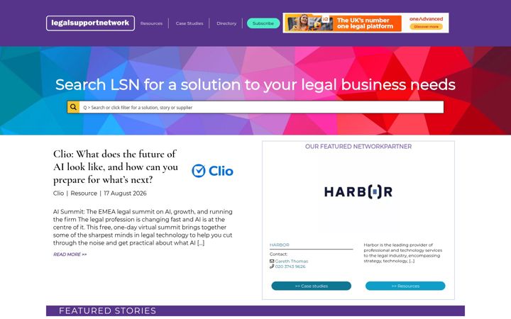 Screenshot of lsn.co.uk