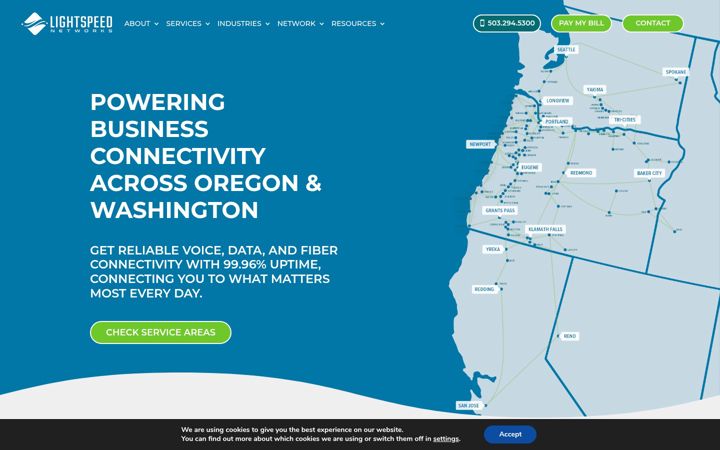 Screenshot of lsnetworks.net