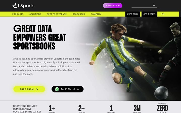 Screenshot of lsports.eu