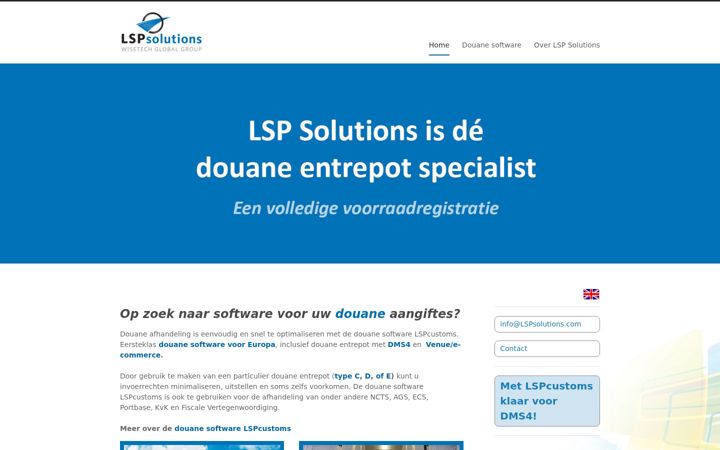 Screenshot of lspsolutions.com