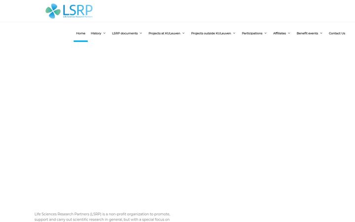 Screenshot of lsrp.be