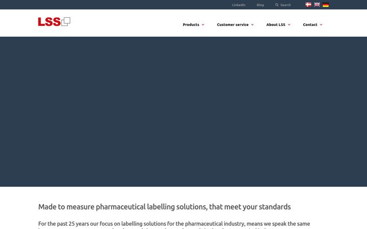 Screenshot of lss-dk.com