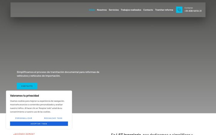 Screenshot of lst-ingenieria.es