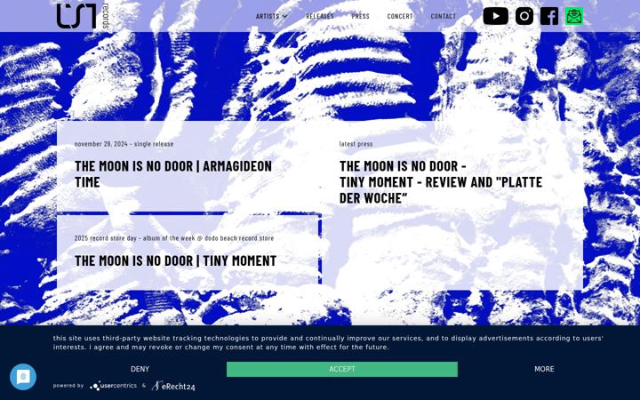 Screenshot of lst-records.com