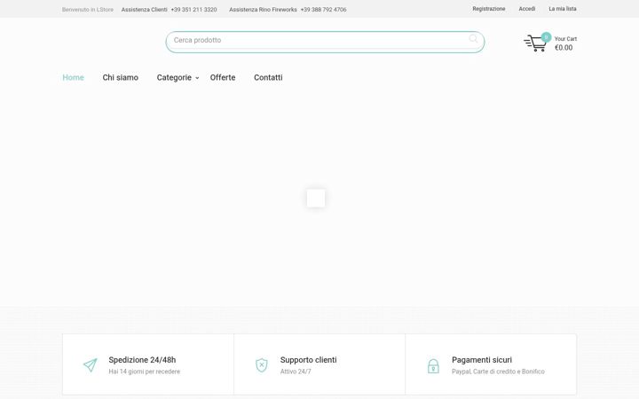 Screenshot of lstore.it