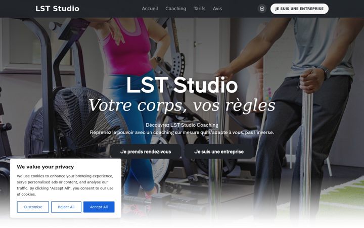 Screenshot of lststudio.fr