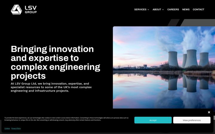 Screenshot of lsvgroup.co.uk