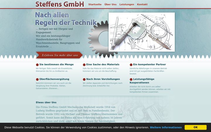 Screenshot of lsw-steffens.de