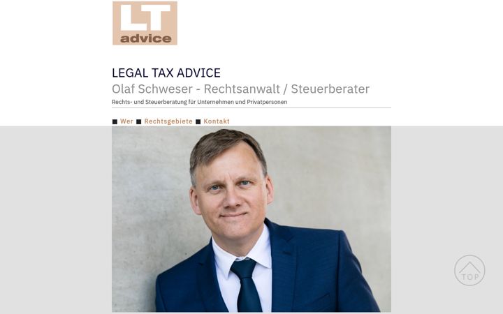 Screenshot of lt-advice.de