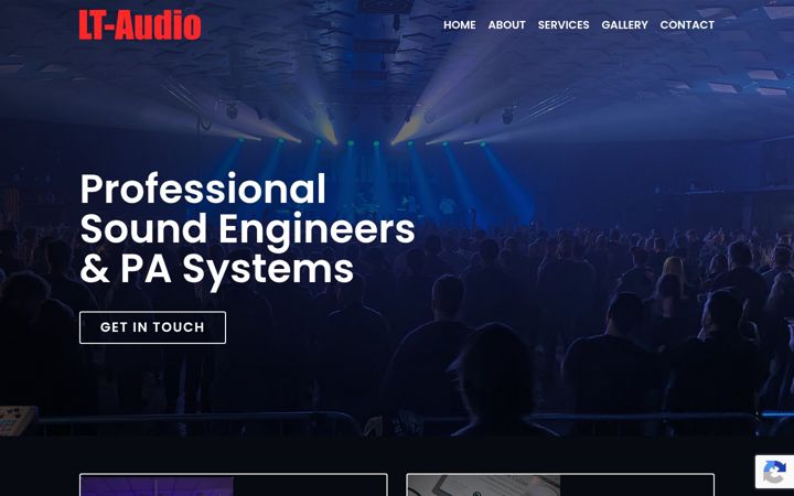 Screenshot of lt-audio.co.uk