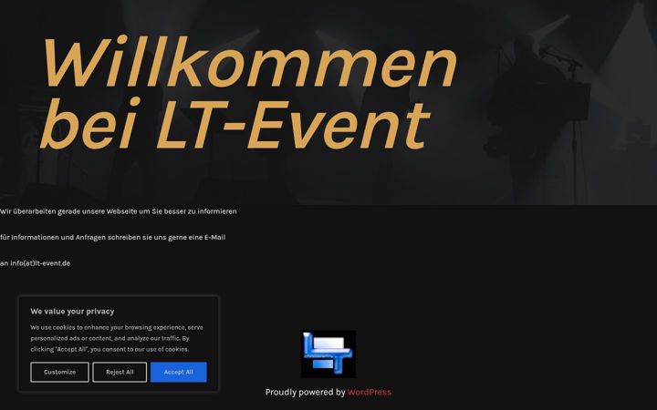 Screenshot of lt-event.de