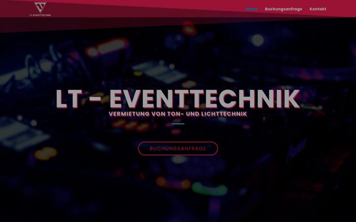 Screenshot of lt-eventtechnik.de