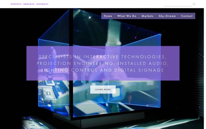 Screenshot of lt-projection.com