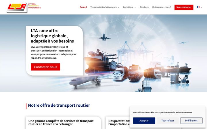 Screenshot of lta30.fr