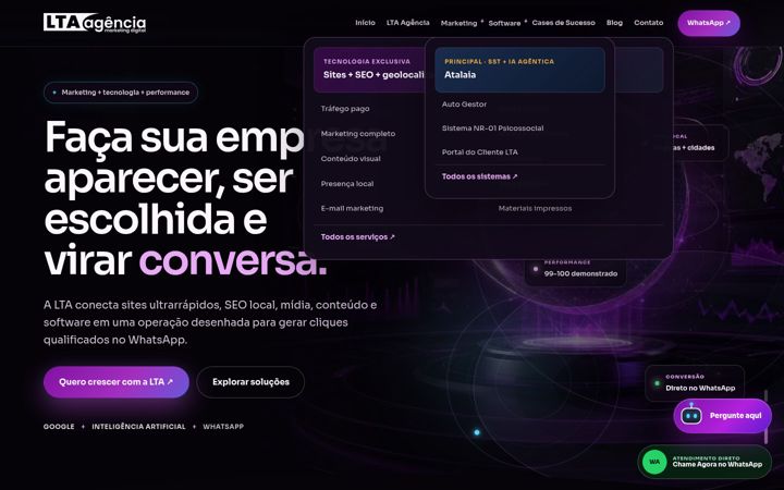 Screenshot of ltaagencia.com.br