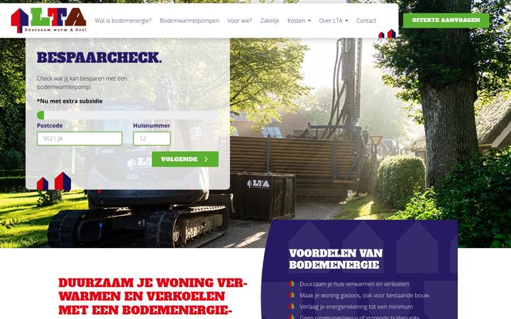 Ekrano kopija ltaenergy.nl