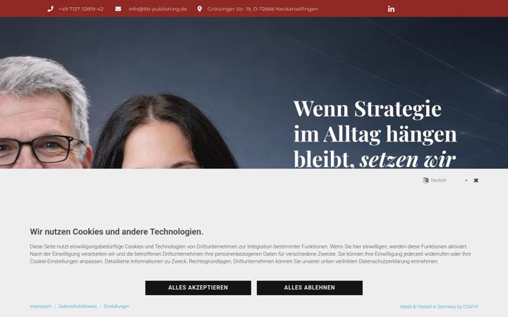 Screenshot of ltb-publishing.de