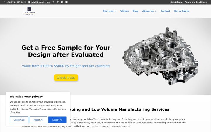 Screenshot of ltc-proto.com