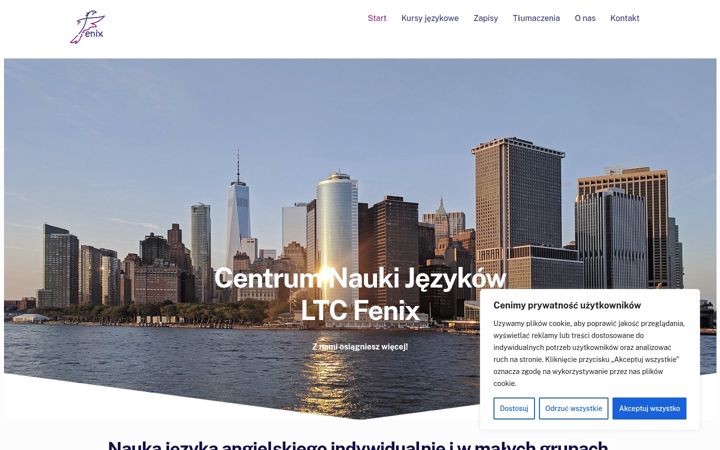 Screenshot of ltcfenix.pl