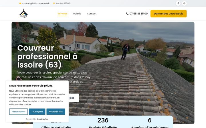 Screenshot of ltdi-couverture.fr