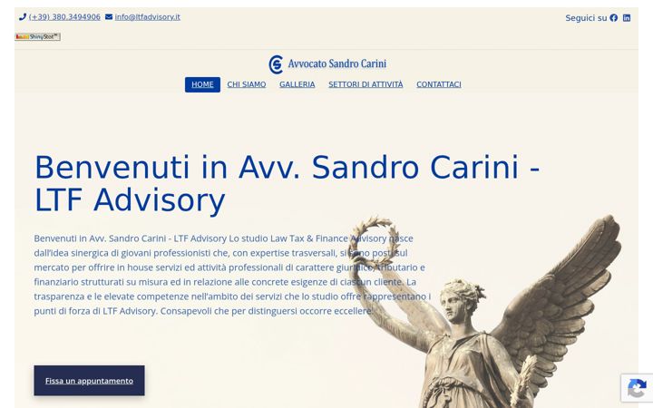 Screenshot of ltfadvisory.it