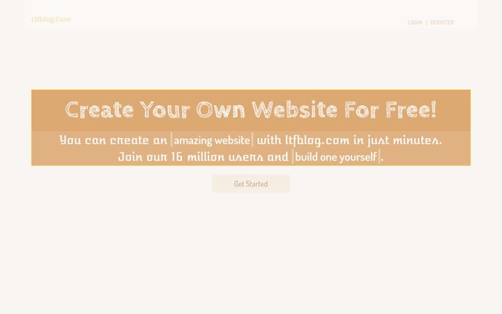 Screenshot of ltfblog.com