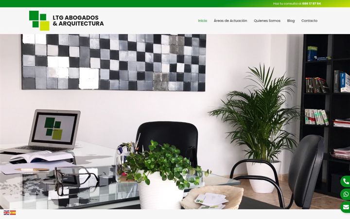 Screenshot of ltgabogados.es