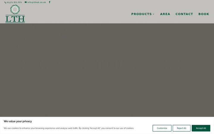 Screenshot of lthuk.co.uk