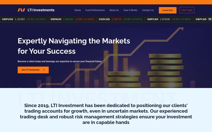 Screenshot of ltiinvestment.com