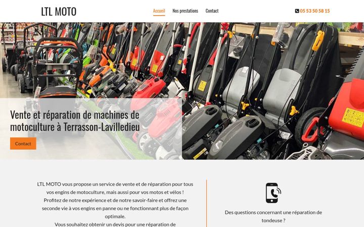 Screenshot of ltlmotoculture.fr