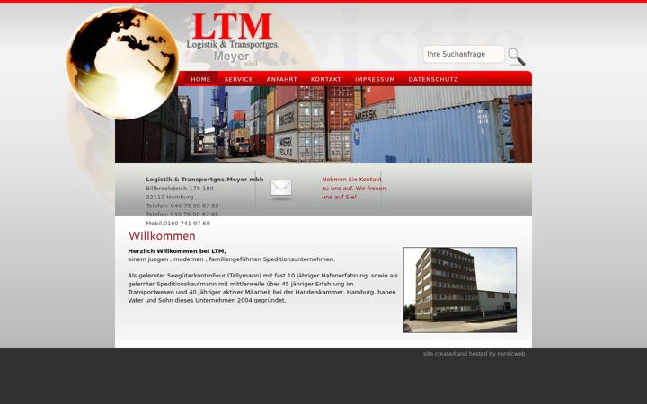 Screenshot of ltm-hamburg.de