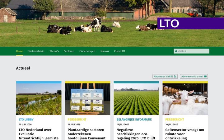 Skærmbillede af lto.nl