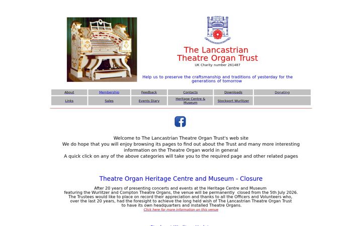 Screenshot of ltot.org.uk