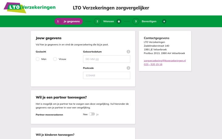 Képernyőkép: ltozorgverzekering.nl