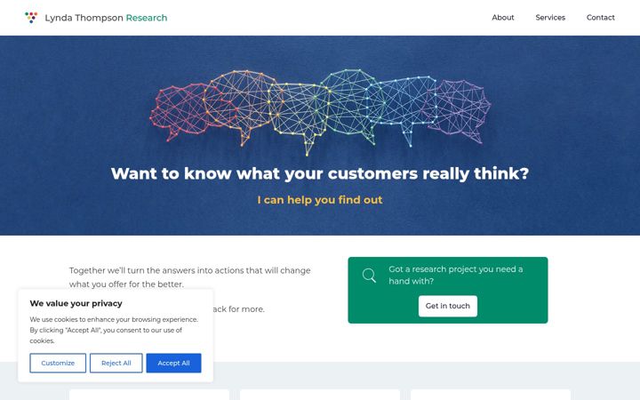 Screenshot of ltresearch.co.uk