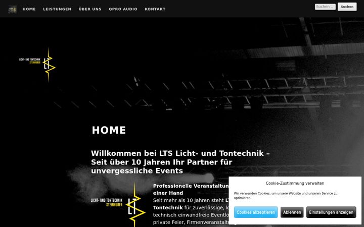 Screenshot of lts-licht-tontechnik.de