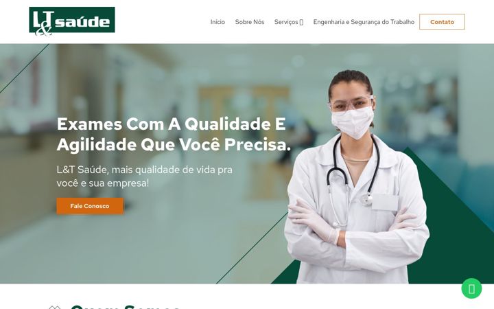 Screenshot of ltsaude.com.br