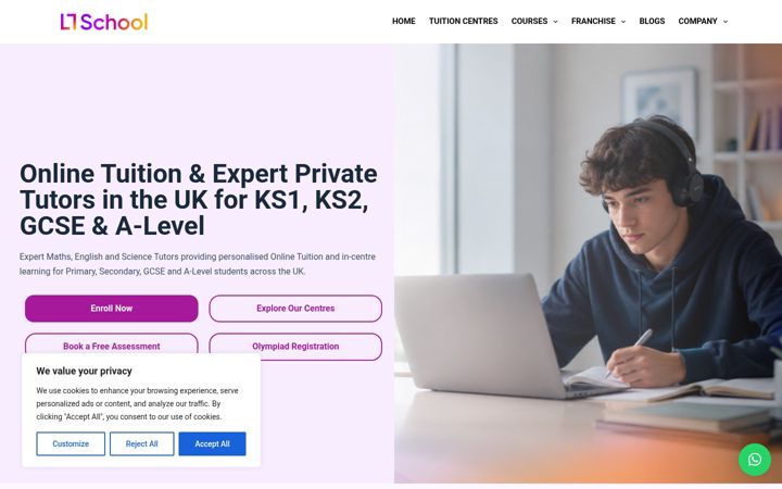 Screenshot of ltschool.co.uk