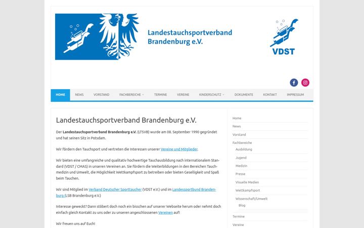 Screenshot of ltsv-brandenburg.de