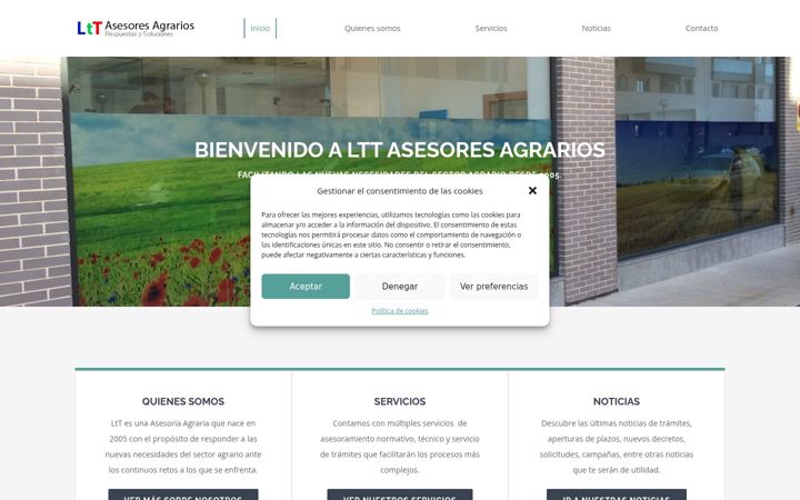 Screenshot of lttasesores.es